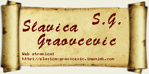 Slavica Graovčević vizit kartica